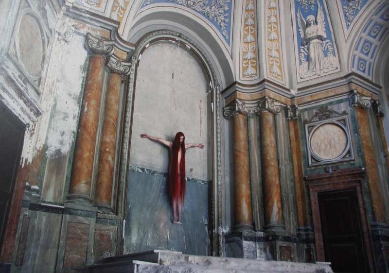 Artwork by Arash Radpour, Holy Ketty, Made of digital photo on aluminum