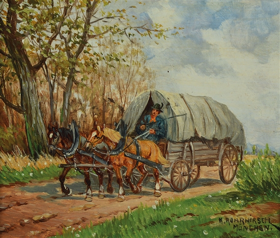 Horse-drawn carriage by Karl Rohrhirsch