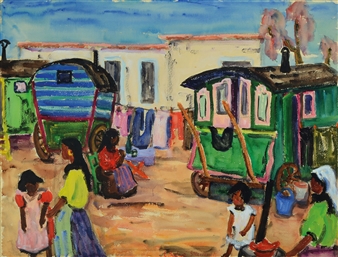 Gypsy camp - Elisabeth Balwé-Staimmer