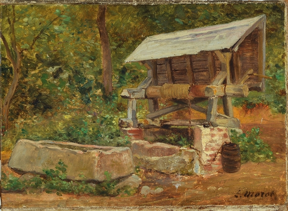Well in the garden - Ernest Victor Paul Morot