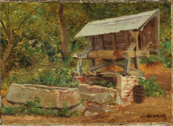 Well in the garden - Ernest Victor Paul Morot