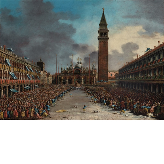 A Newly Elected Doge Presented to the People of Venice in the Piazza San Marco by Canaletto