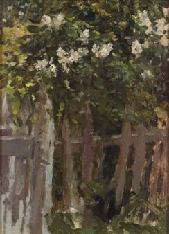 Garden Gate - Vasily Vasilevich Belapolski