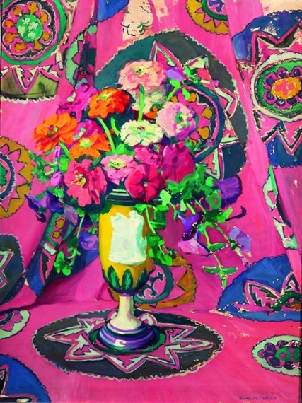 Jane Peterson | Zinnias | MutualArt