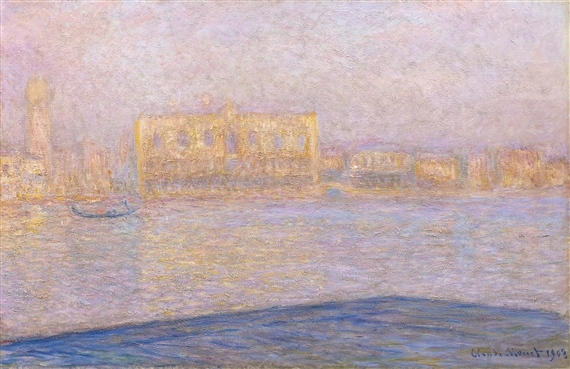 LE PALAIS DUCAL VU DE SAINT-GEORGES MAJEUR by Claude Monet, 1908