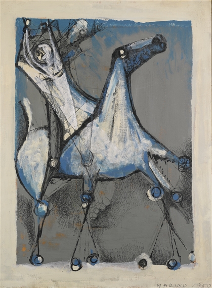 Marino Marini、Cavallo e Cacalliere Marino Marini, Cavallo e cavaliere, 1955 | UniCredit Art
