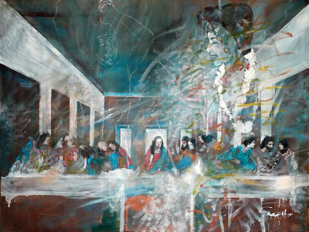 Artwork by Uri Lifschitz, The Last Supper, Made of Oil on canvas