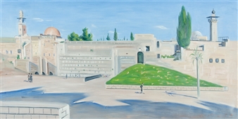 The Western Wall - Ludwig Blum