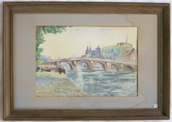 Seine River, Paris - Edith Hoyt Stewart