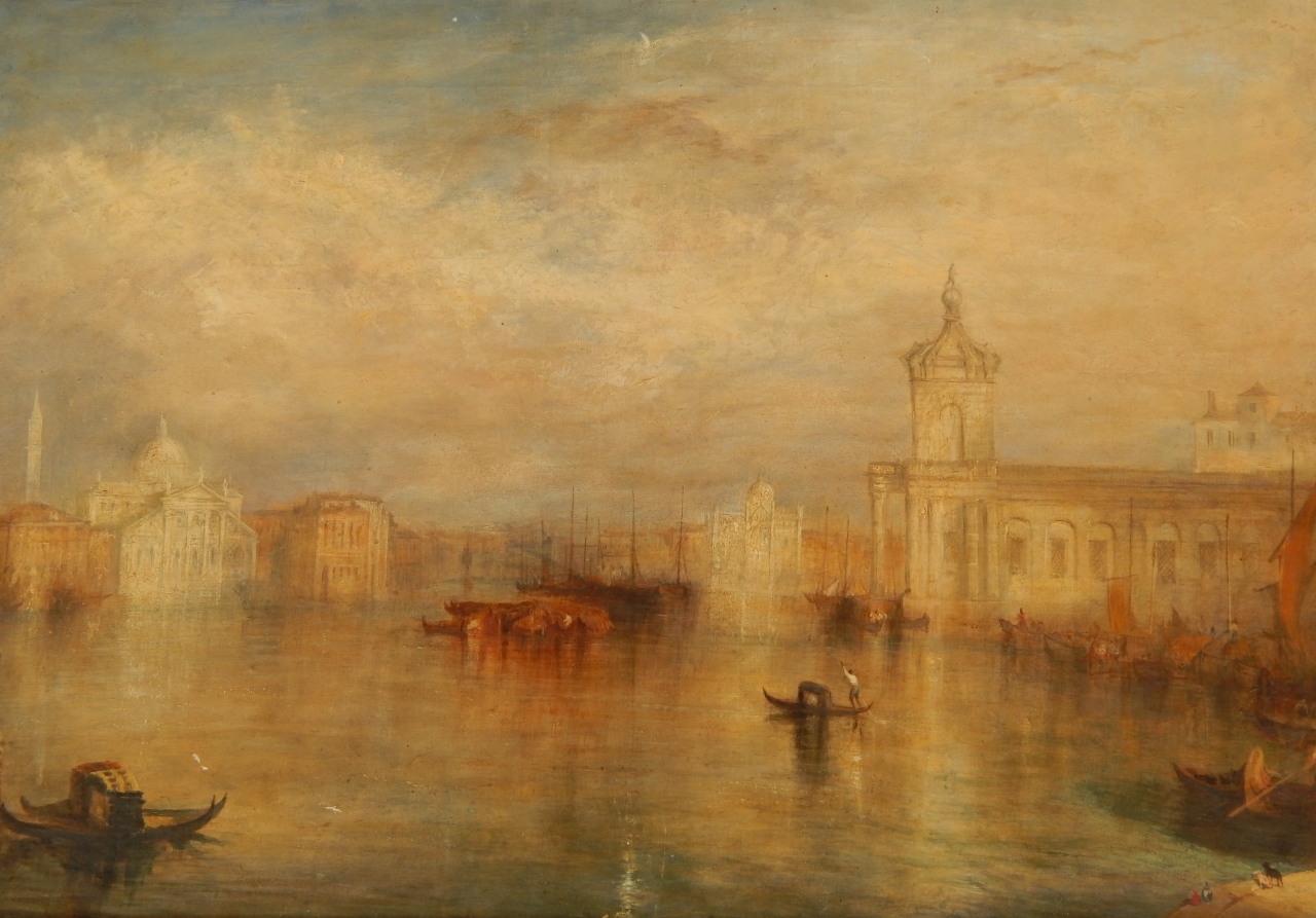 Artwork by Joseph Mallord William Turner, The Grand Canal, Venice, Made of Oil on canvas