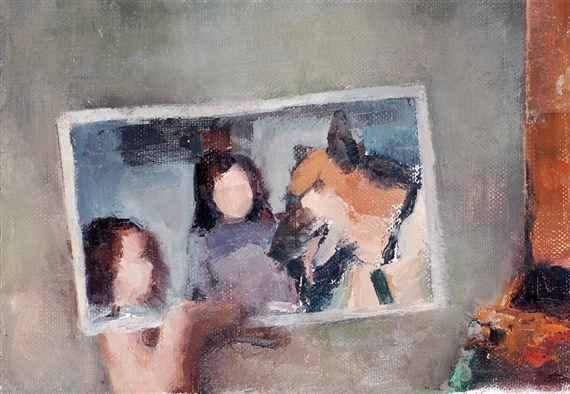 Photo with a Dog by Michal Sheizaf, 2004