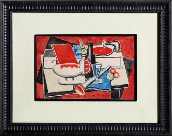 Jean Metzinger | Nu au divan sur fond de paysage (1923) | MutualArt