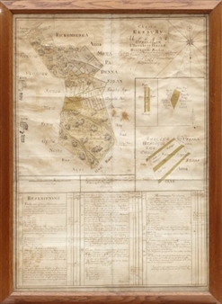 Charta öfver Ekeby - Paul Johan Spongberg