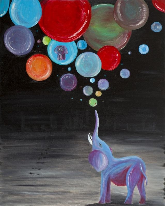 Artwork by Dominika Radomska, From the series 'Infinity', Hope, Made of oil on canvas