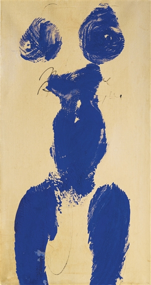 UNTITLED ANTHROPOMETRY (ANT 59) by Yves Klein, 1960