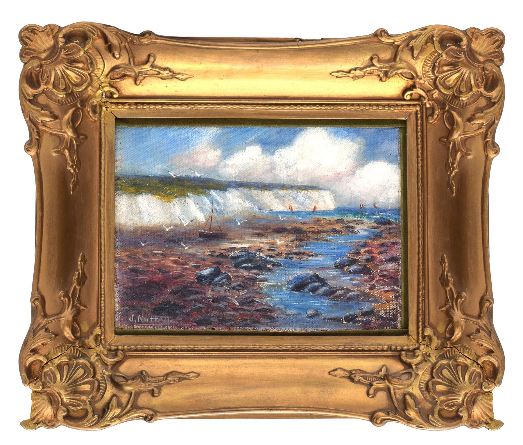 Artwork by J. Nuttah, SEASCAPE, Made of Oil on canvas
