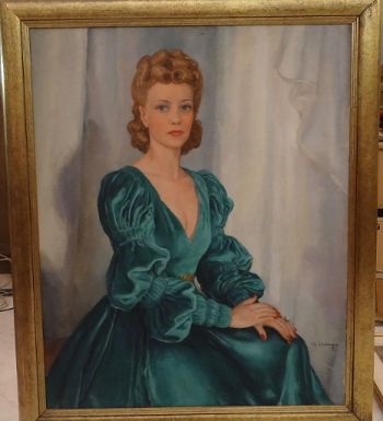 Maurice Ehlinger | Portrait de Mademoiselle Solange Schwartz, danseuse ...