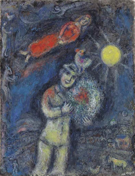 Marc Chagall | Le Rêve au cirque (1980) | MutualArt
