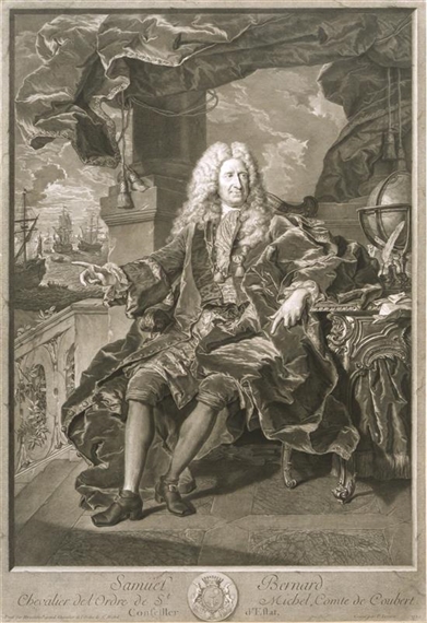 Samual Bernard, chevalier de l'ordre de St. Michel, comte de Coubert by Hyacinthe Rigaud