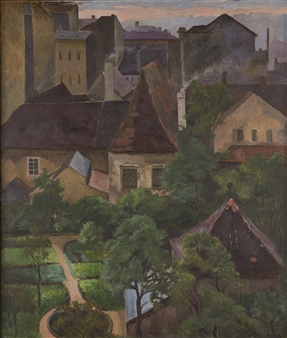 Franciscan Garden in Prague - Emil Orlik