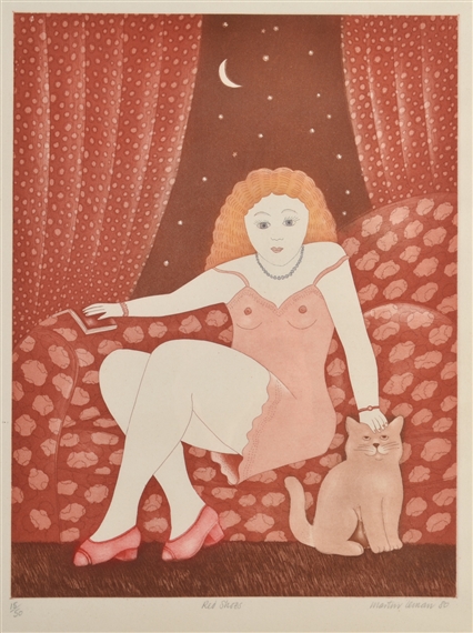 RED SHOESCOLOURED by Martin Leman, 1980