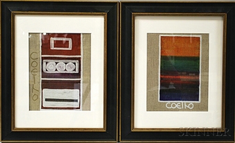 Two Untitled Abstract Paintings - Dennis Akervik Coelho