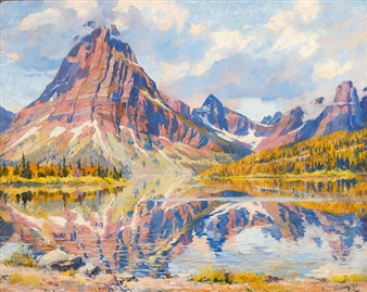 Mount Rockwell and Two Medicine Lake (Glacier National Park) - Wilbur Adam