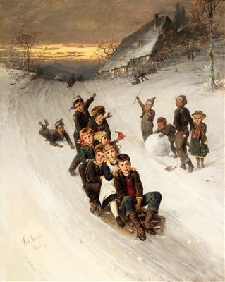 Winter joys by Fritz Beinke