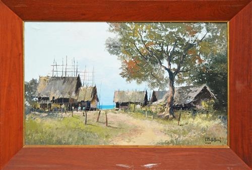 Village Life by M.L. Poum Malakoul, 1965