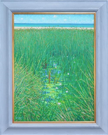 Beach Reeds & Shoreline, Stradbroke Island by Brian D. Malt