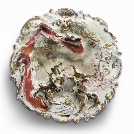 Battle by Lucio Fontana, 1949