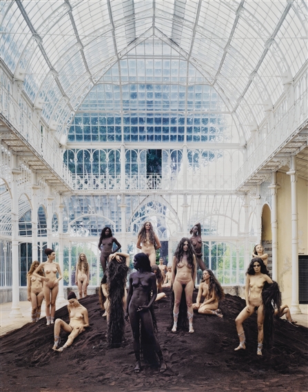 VB53.018.NT, Tepidarium of the Giardino Dell'Orticultura, Florence by Vanessa Beecroft, 2004