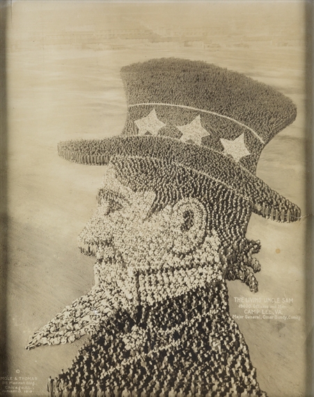 The Living Uncle Sam, 19,000 Officers and Men, Camp Lee, VA, Major General, Omar Bundy, Com'd'g by Arthur Mole, John D. Thomas, 1919