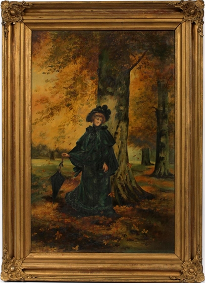 FEMALE IN FOREST - E. Aulbach