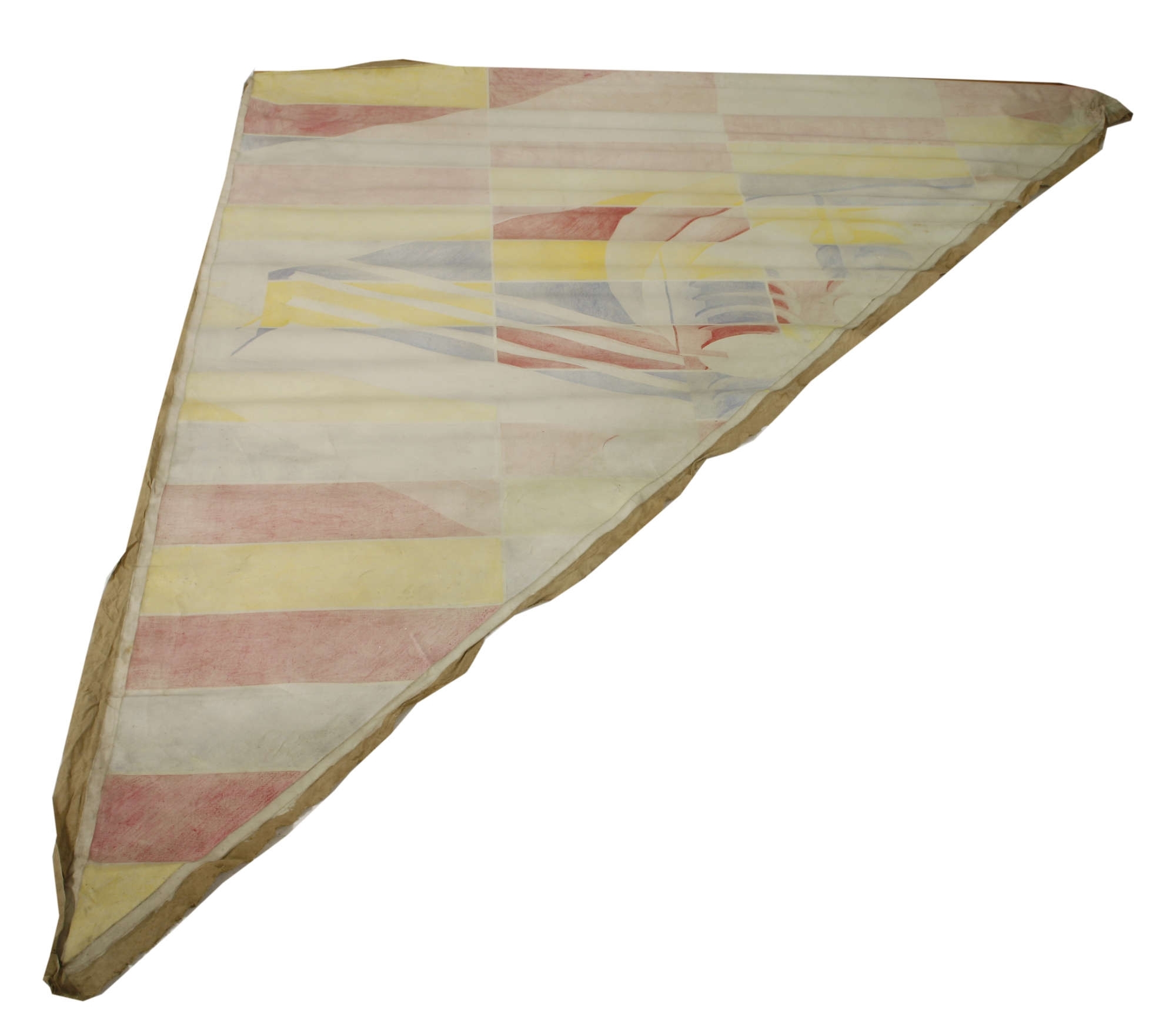 Artwork by Keith Milow, SEMI-SCENE SQUARED, Made of Liquitex and crayon