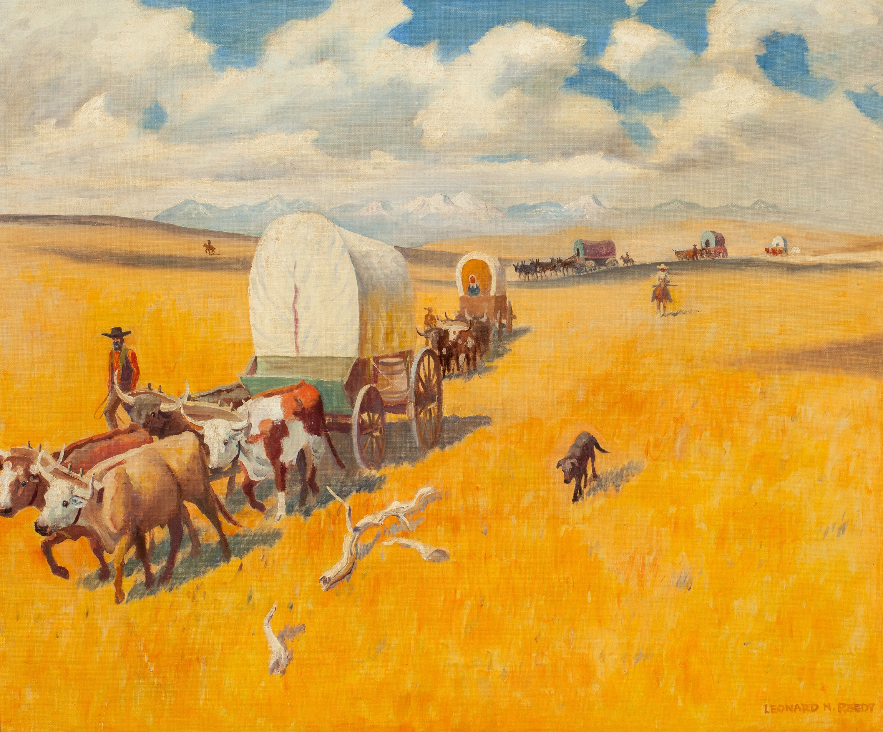 Leonard Howard Reedy | Wagon Train | MutualArt