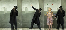 Paolo Ventura's best photograph: my wife juggling in Tuscany
