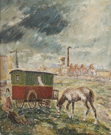 The Caravan by Fernand Laval, 1950