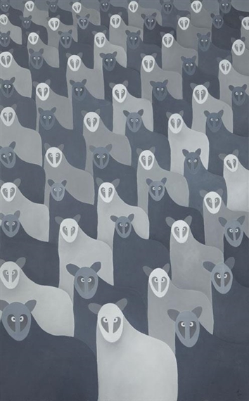 The sheep army by Wioletta Winiarczyk, 2015