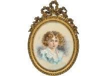 Artwork by M. Petiti, Girl, Made of Pastel on paper laid down to canvas