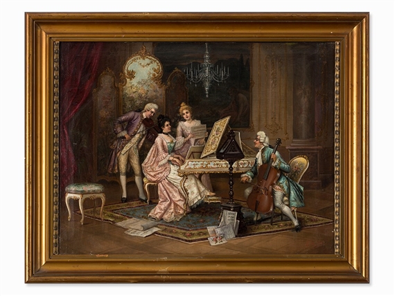 Austrian School, 19th Century | Chamber Music in the Salon, Neo