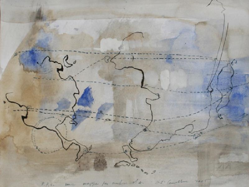 Mappe per ombre by Piero Pizzi Cannella, 2005