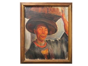 ORIENTAL FIGURE - Kenneth Lynch