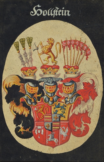 Coat of arms of Holstein by German School, 18th Century, 18th century