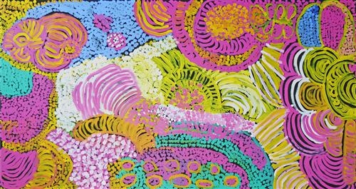 Wati Kutjara by Eileen Yaritja Stevens, 2007