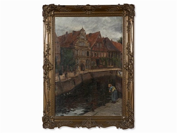 Max Rabes | Canal in Stade | MutualArt