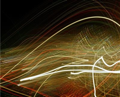 Lichtzeichnung 11 by Fritz Simak, 2003