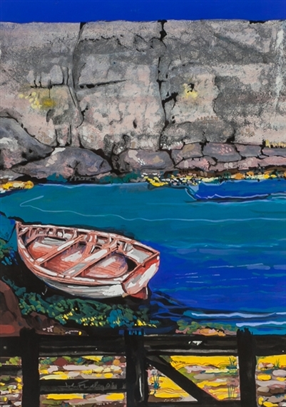 WHITE ROWING BOATS, MILLPORT by John Findlay