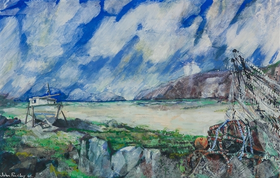 BEACHED - BALLOCH BAY, MILLPORT by John Findlay