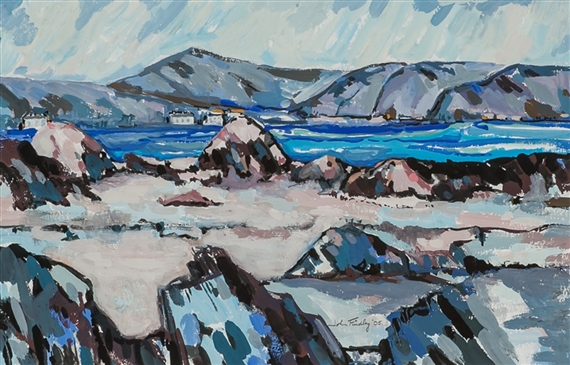 RED ROCKS - ARRAN by John Findlay